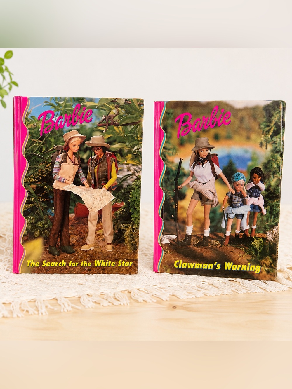 Vintage Barbie Books ‘The Search for the White Star,’ and ‘Clawman’s Warning’